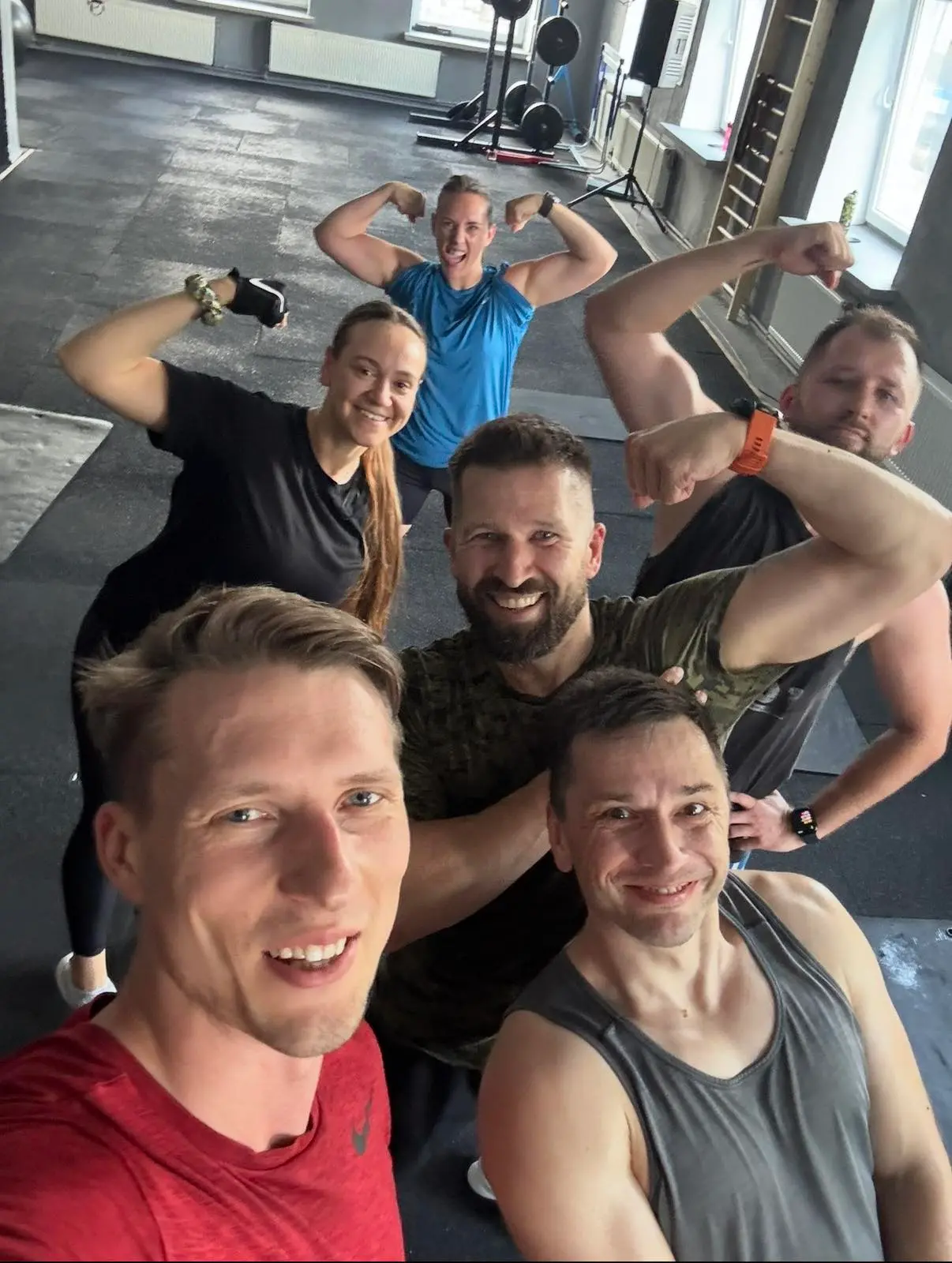Newton Gym treniruočių akimirka